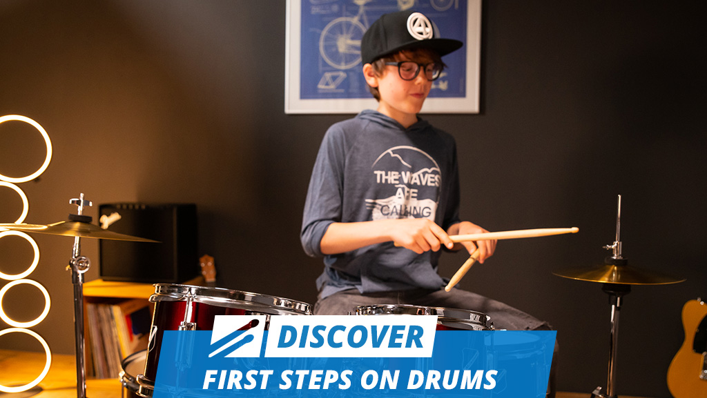 Millenium Magazine Discover first steps on drums